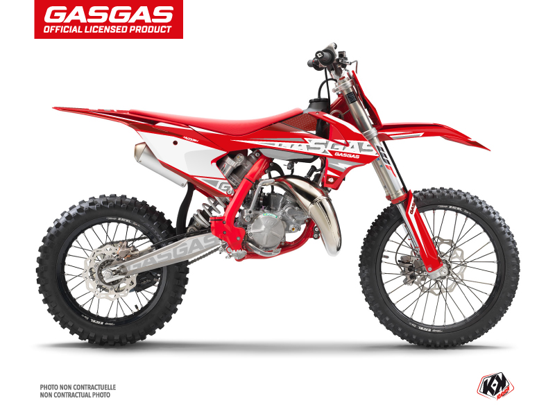 GASGAS MC 85 Dirt Bike Flash Graphic Kit Red