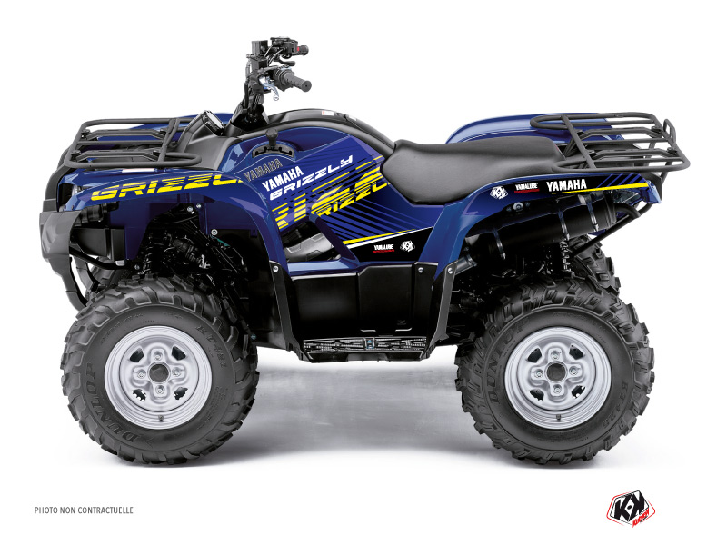 Kit Déco Quad Flow Yamaha 125 Grizzly Jaune