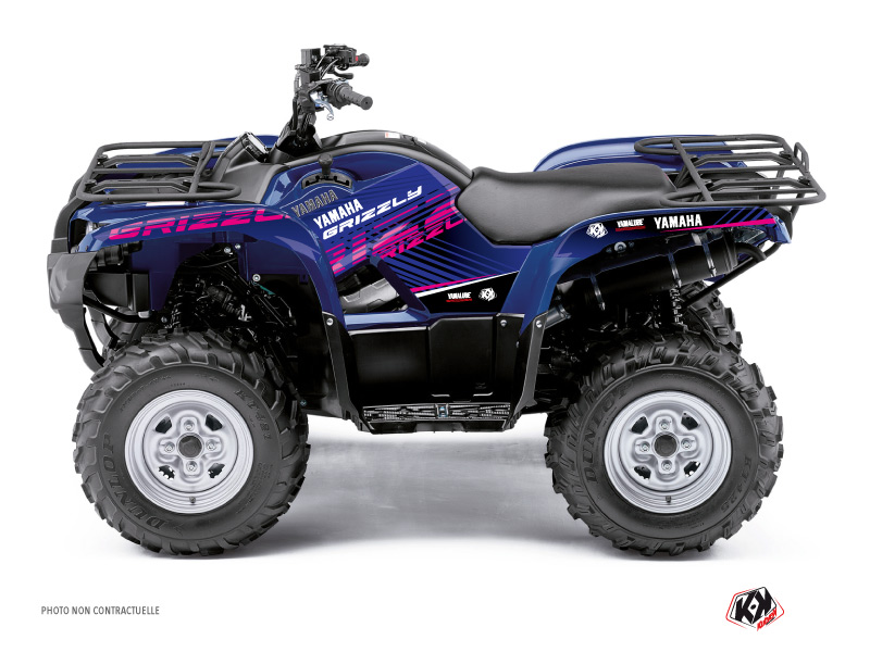 Kit Déco Quad Flow Yamaha 125 Grizzly Rose