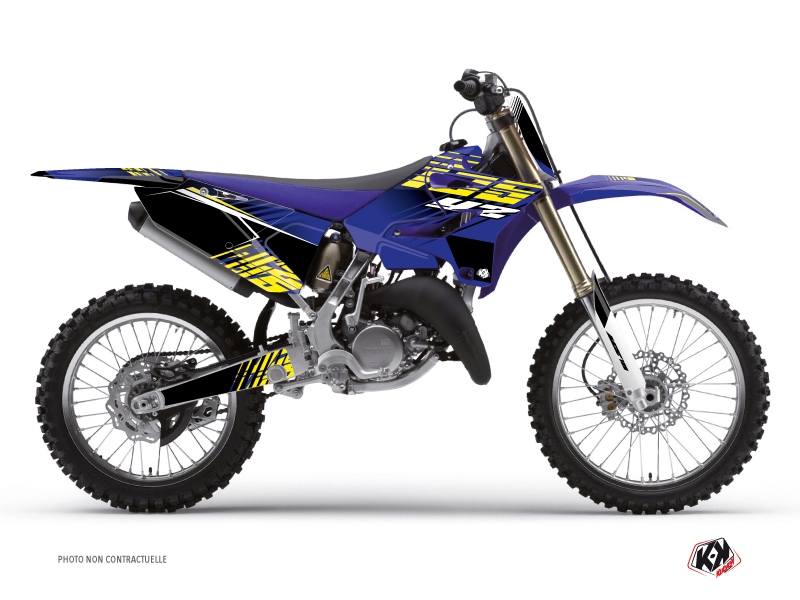 Kit Déco Moto Cross Flow Yamaha 125 YZ Jaune