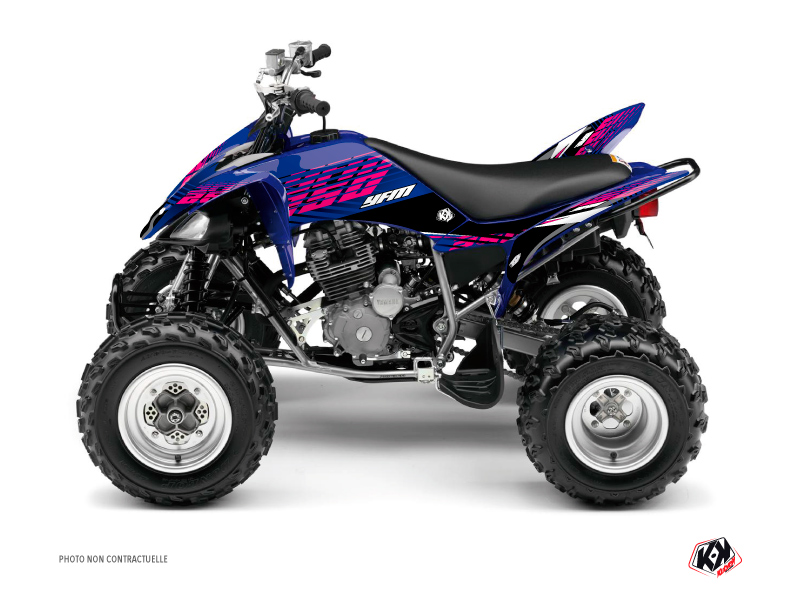 Yamaha 250 Raptor ATV Flow Graphic Kit Pink