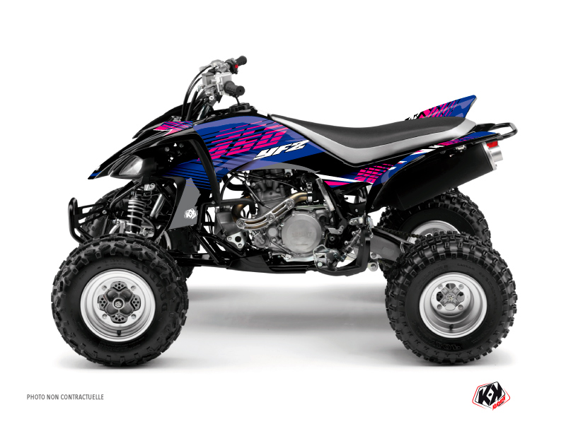Yamaha 450 YFZ ATV Flow Graphic Kit Pink