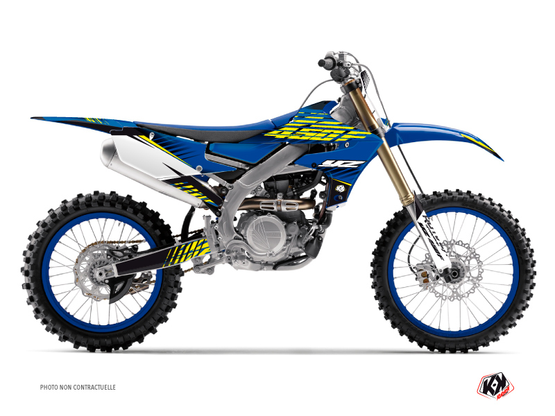 Kit Déco Moto Cross Flow Yamaha 450 YZF Jaune