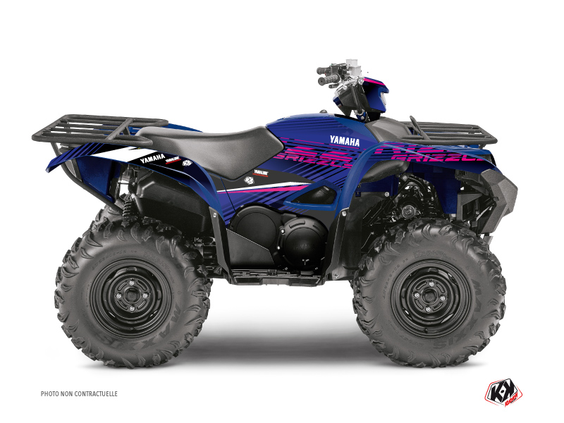 Yamaha 700-708 Grizzly ATV Flow Graphic Kit Pink