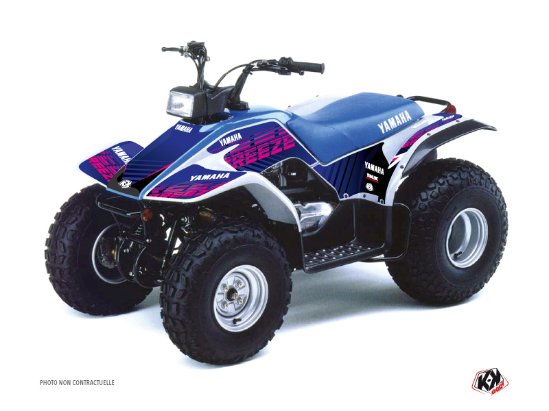 Yamaha Breeze ATV Flow Graphic Kit Pink