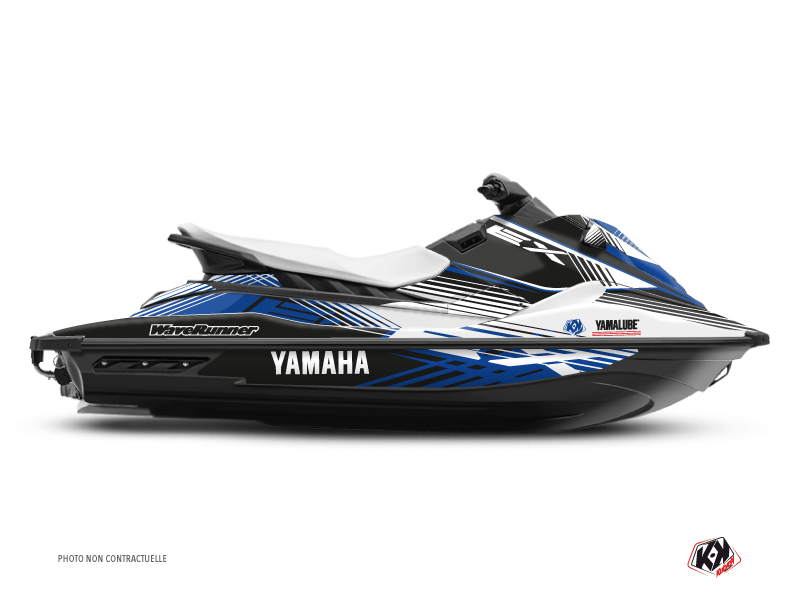 Yamaha EX Jet-Ski Flow Graphic Kit White Blue