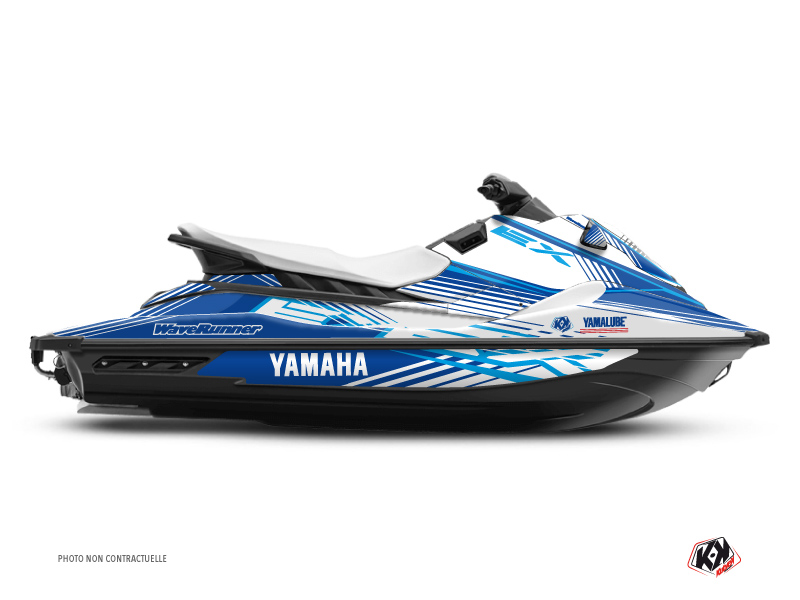 Yamaha EX Jet-Ski Flow Graphic Kit Blue White