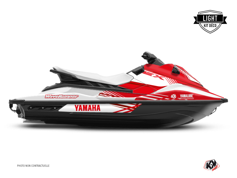 Yamaha EX Jet-Ski Flow Graphic Kit Red LIGHT