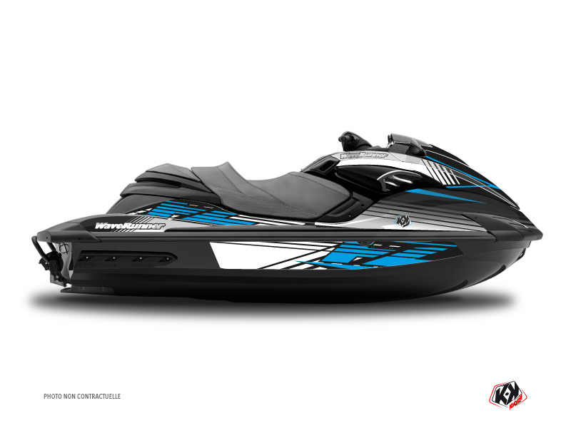 Yamaha FZR-FZS Jet-Ski Flow Graphic Kit Blue