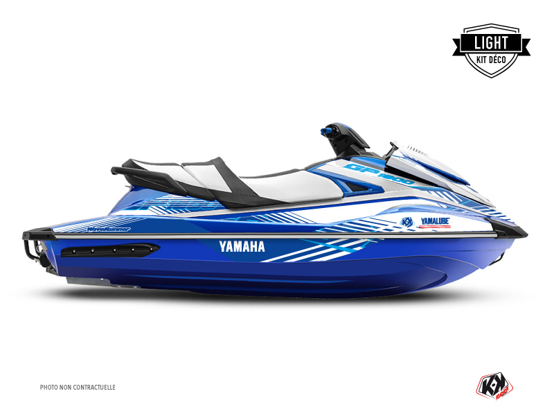 Kit Déco Jet-Ski Flow Yamaha GP 1800 Blanc Bleu LIGHT