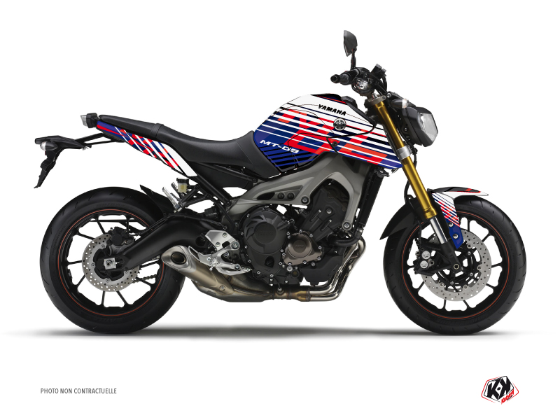 Kit Déco Moto Flow Yamaha MT 09 Rouge