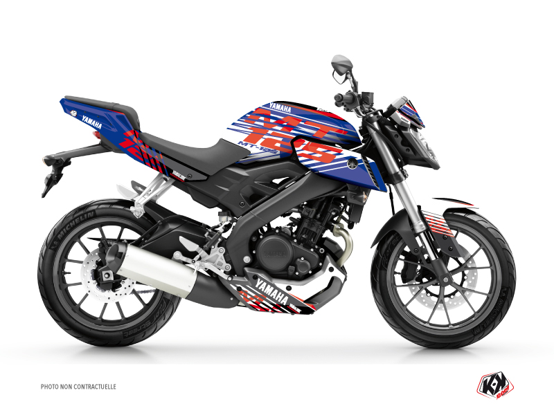 Kit Déco Moto Flow Yamaha MT 125 Rouge