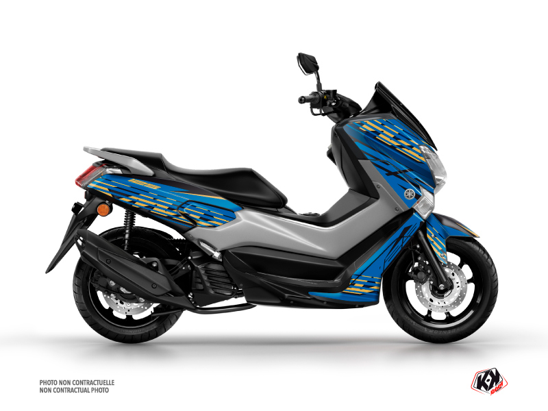 Yamaha NMAX 125 Maxiscooter Flow Graphic Blue
