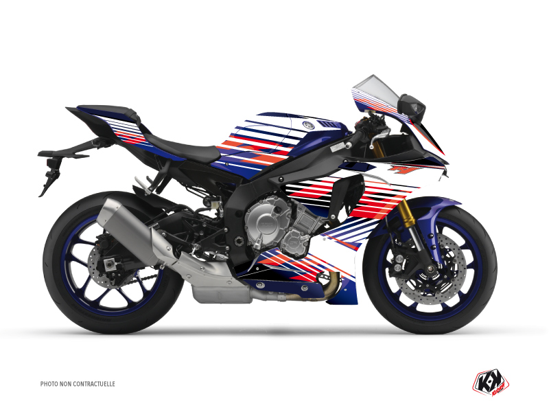 Kit Déco Moto Flow Yamaha R1 Rouge