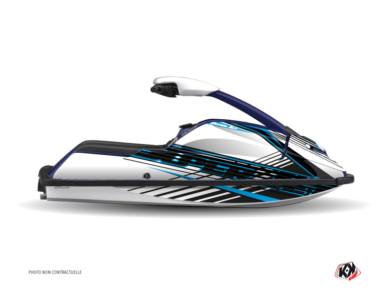 Yamaha Superjet Jet-Ski Flow Graphic Kit Blue