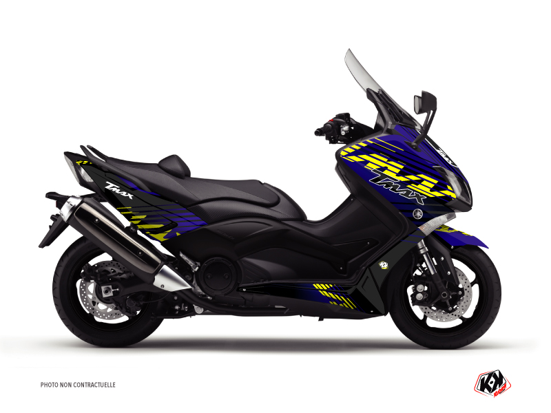 Kit Déco Maxiscooter Flow Yamaha TMAX 500 Jaune