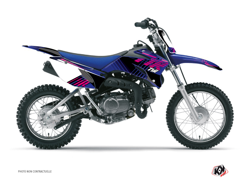 Kit Déco Moto Cross Flow Yamaha TTR 110 Rose