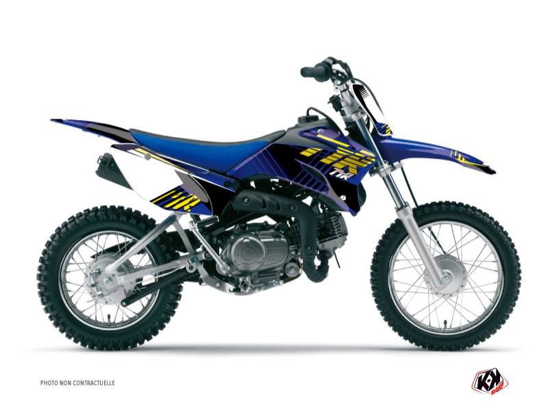 Kit Déco Moto Cross Flow Yamaha TTR 90 Jaune