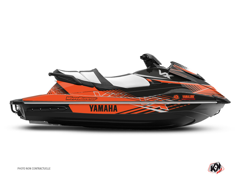 Kit Déco Jet-Ski Flow Yamaha VX Noir Orange