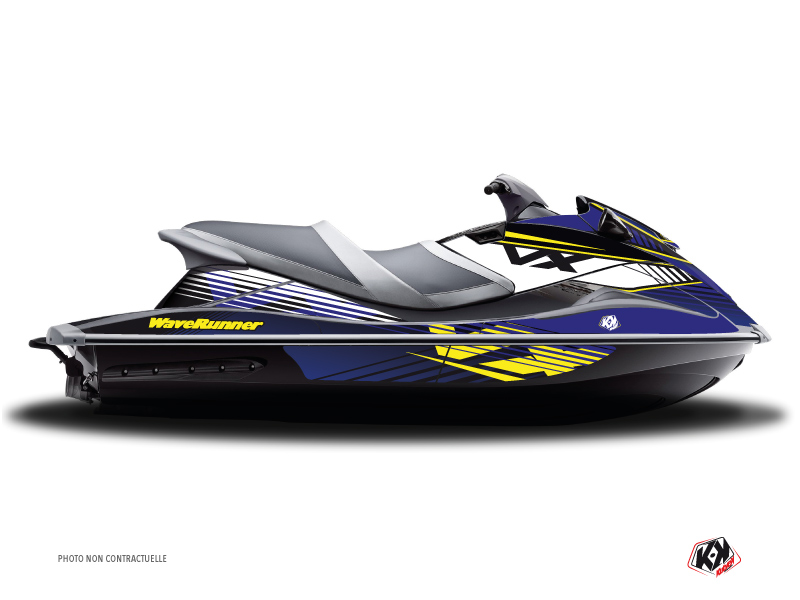 Yamaha VXR-VXS Jet-Ski Flow Graphic Kit Yellow