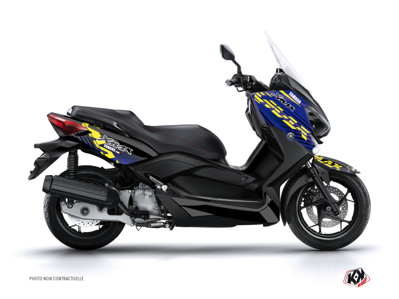 Kit Déco Maxiscooter Flow Yamaha XMAX 125 Jaune