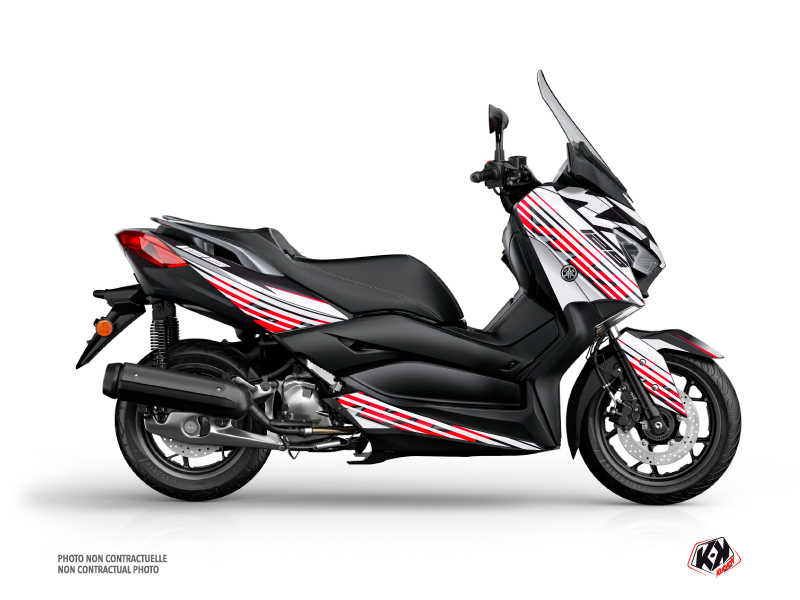 Yamaha XMAX 125 Maxiscooter Flow Graphic Kit Red
