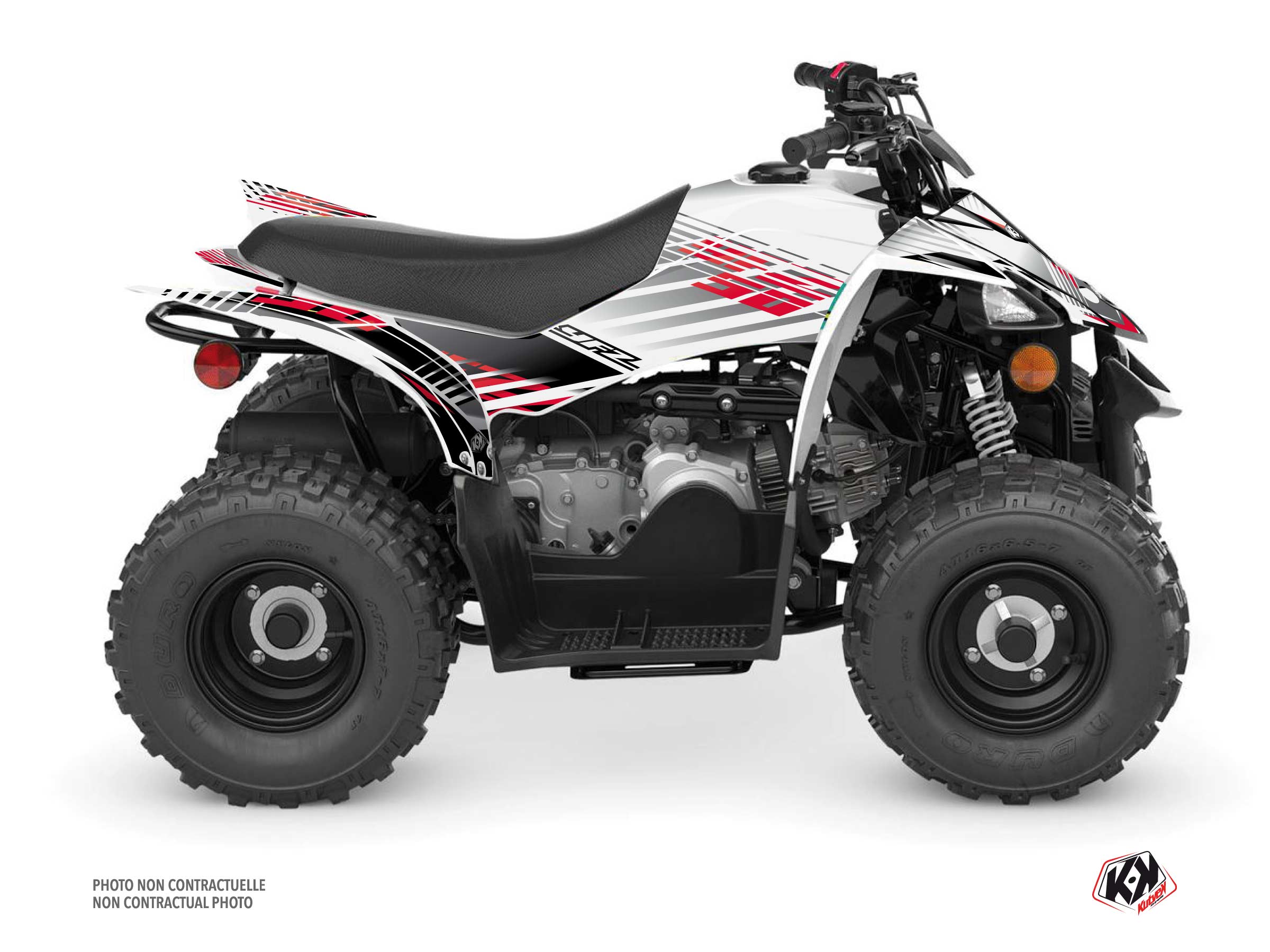 Kit Déco Quad Flow Yamaha 50 YFZ Rouge