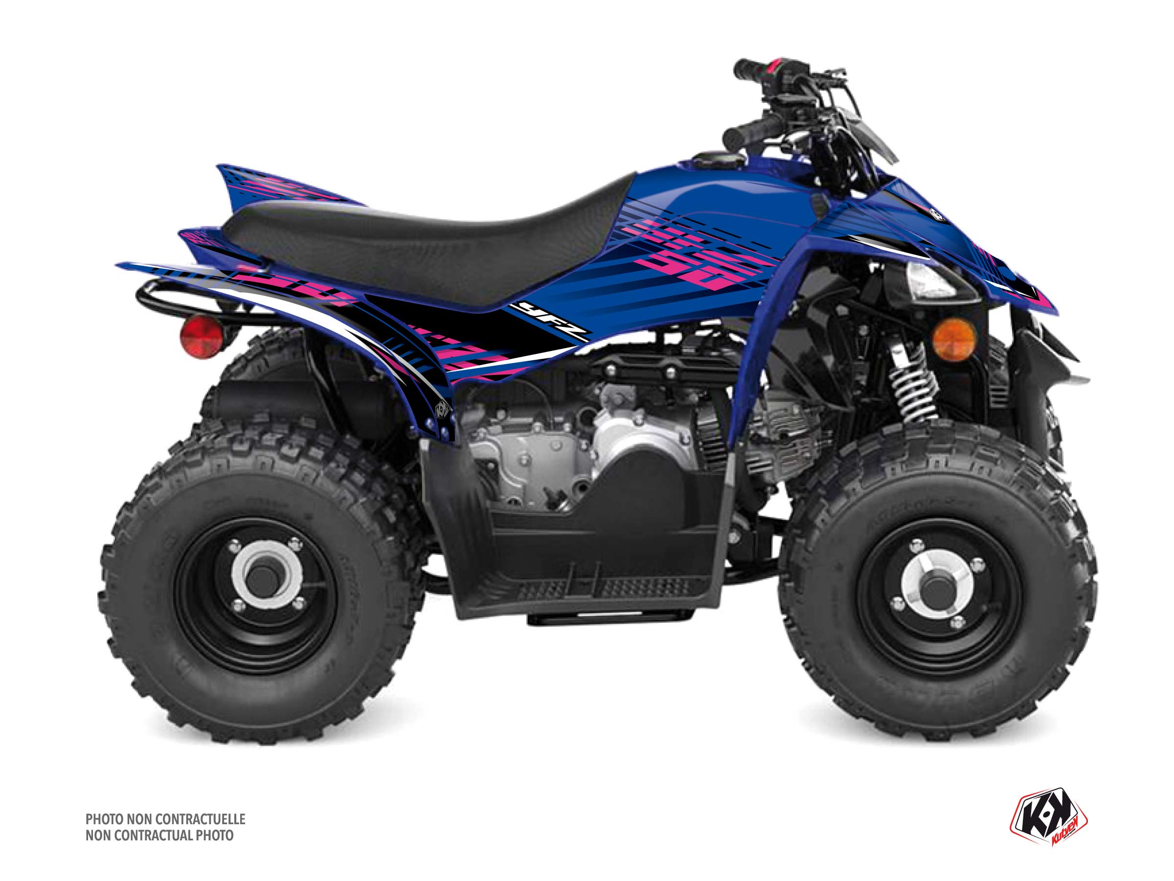 Kit Déco Quad Flow Yamaha 50 YFZ Rose