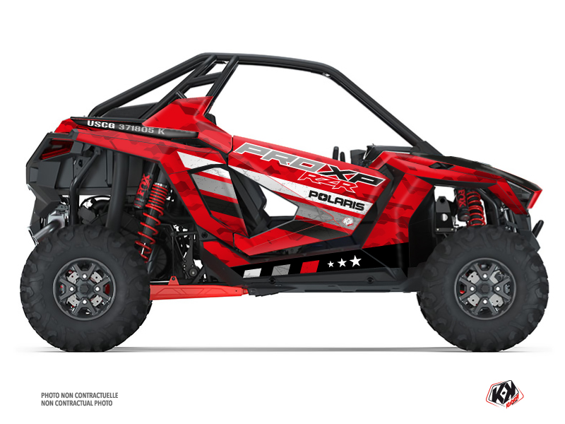 Kit Déco SSV Force Polaris RZR PRO XP Rouge