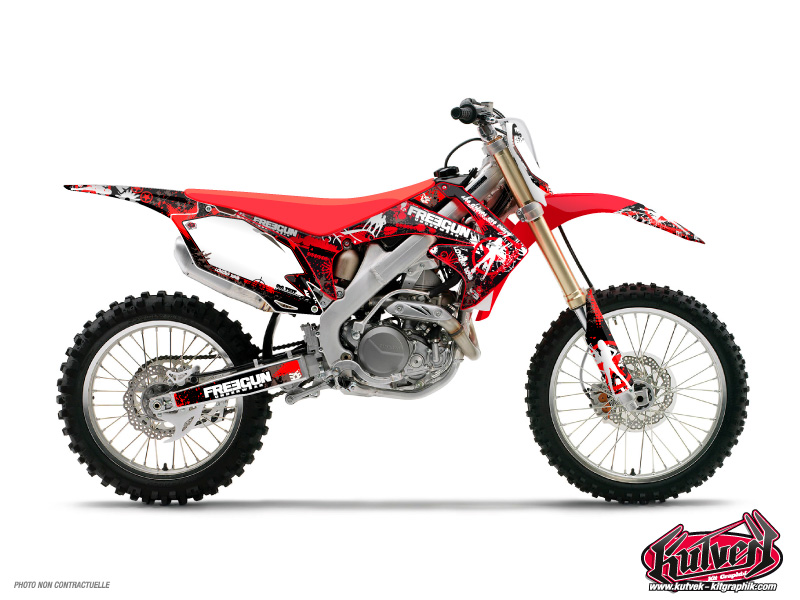 Honda 125 CR Dirt Bike Freegun Graphic Kit