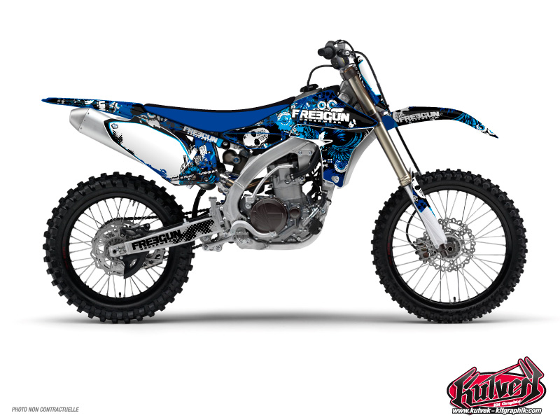 Yamaha 125 YZ Dirt Bike Freegun Graphic Kit