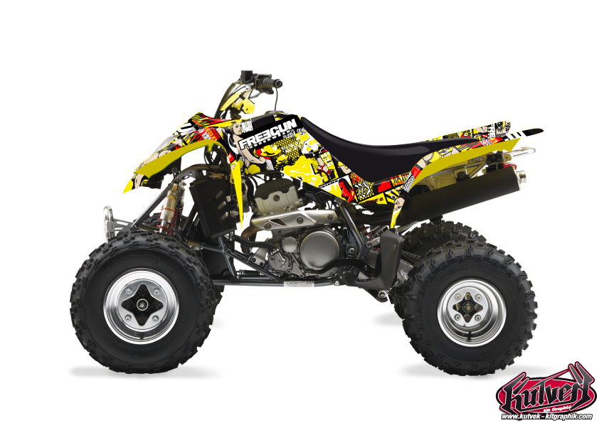 Suzuki 400 LTZ ATV Freegun Graphic Kit