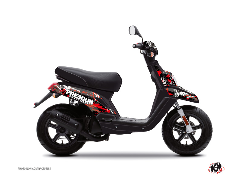 Yamaha BWS Scooter Freegun Graphic Kit Attack