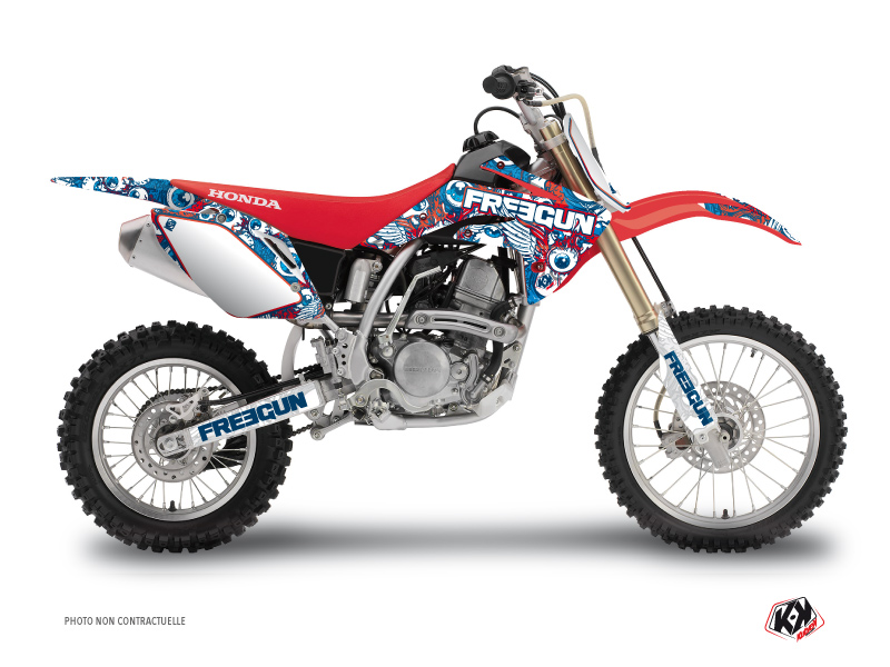 Honda 150 CRF Dirt Bike Freegun Eyed Graphic Kit Red