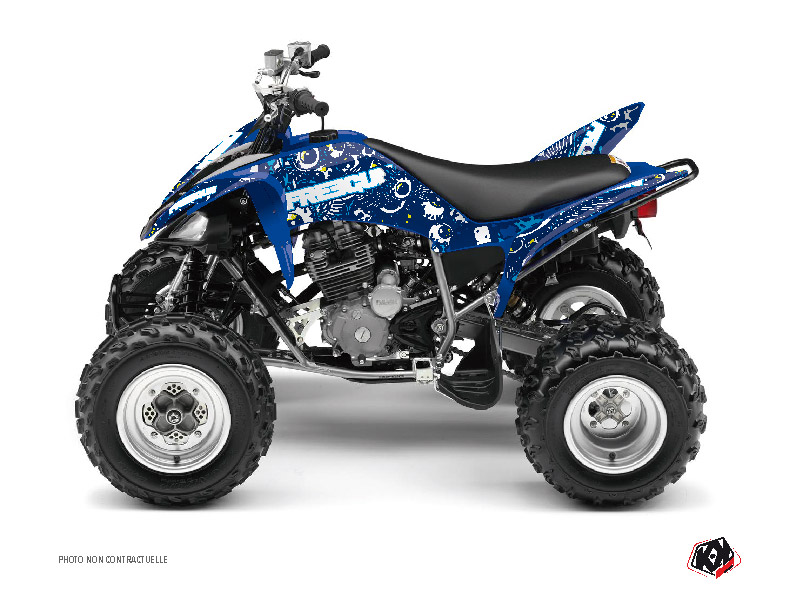 Kit Déco Quad Freegun Eyed Yamaha 250 Raptor Bleu