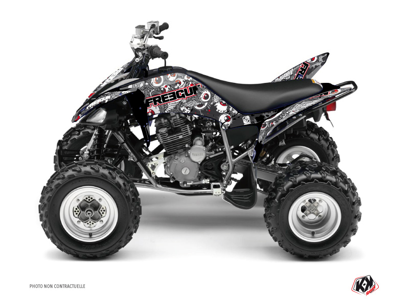 Kit Déco Quad Freegun Eyed Yamaha 250 Raptor Rouge