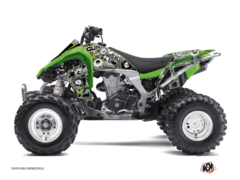 Kit Déco Quad Freegun Eyed Kawasaki 450 KFX Vert