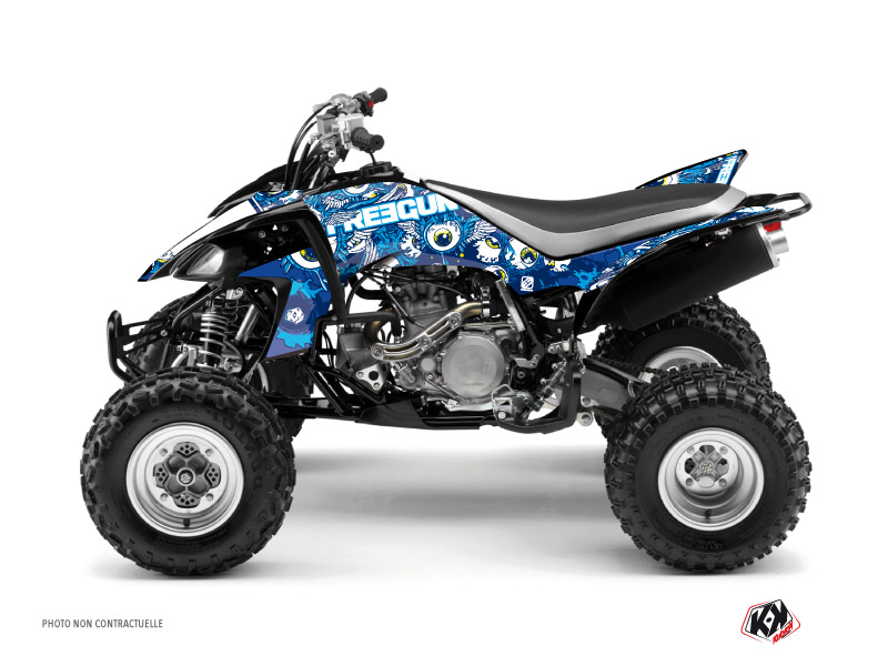 Kit Déco Quad Freegun Eyed Yamaha 450 YFZ Bleu