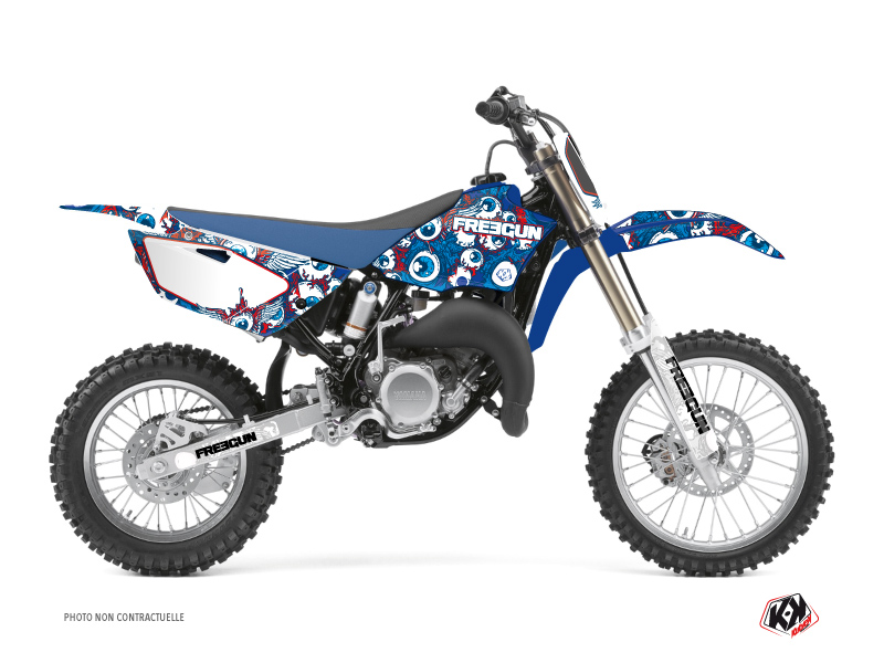 Yamaha 85 YZ Dirt Bike Freegun Eyed Graphic Kit Red