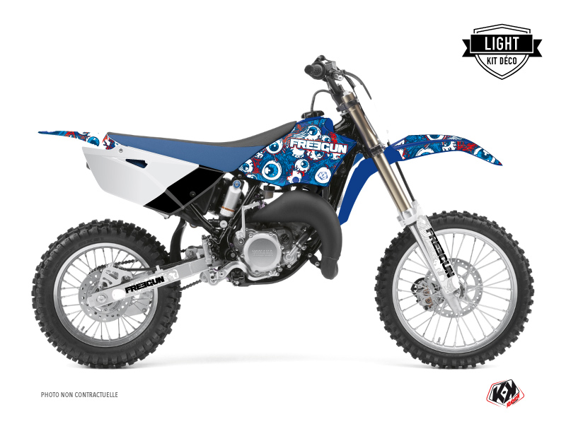 Kit Déco Moto Cross Freegun Eyed Yamaha 85 YZ Rouge LIGHT