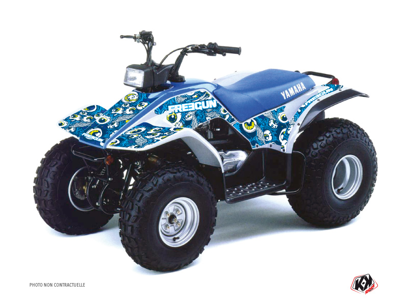 Yamaha Breeze ATV Freegun Eyed Graphic Kit Blue