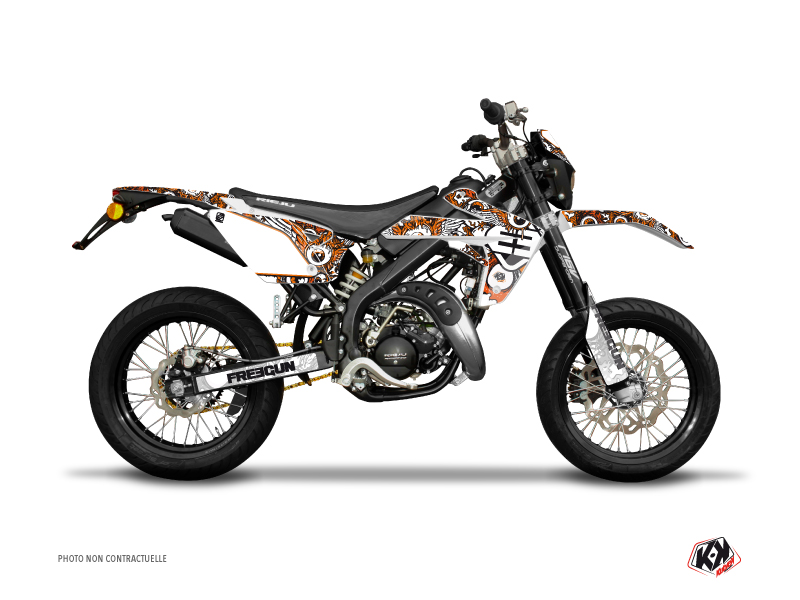 Kit Déco 50cc Freegun Eyed Rieju MRT 50 Orange