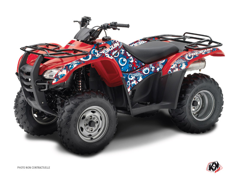 Kit Déco Quad Freegun Eyed Honda Rancher 420 Rouge