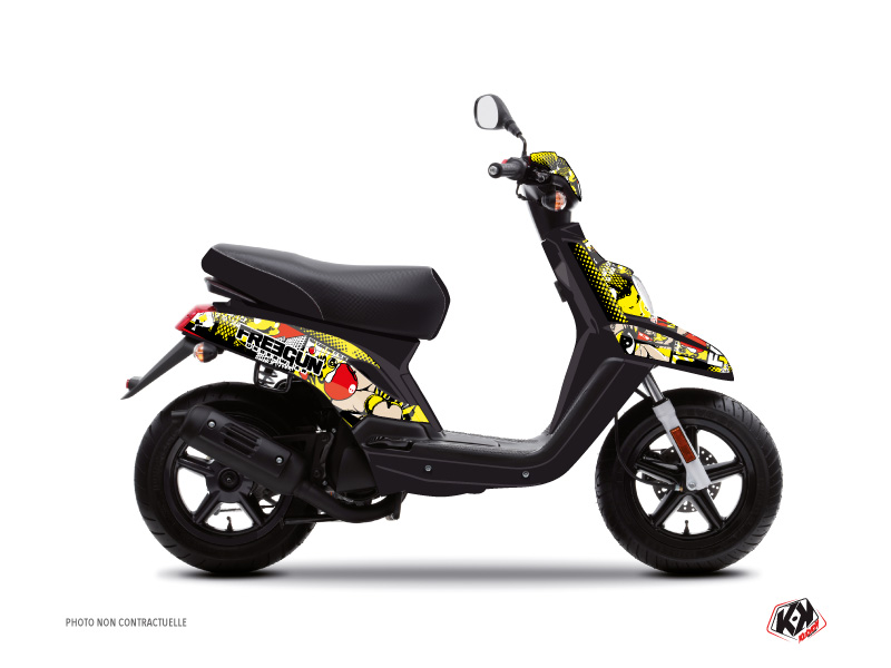 Yamaha BWS Scooter Freegun Graphic Kit Freegunman