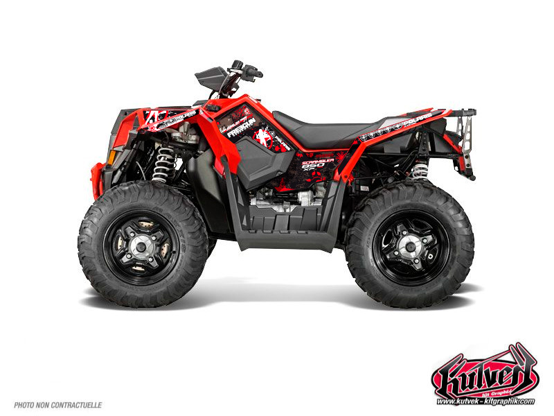 Kit Déco Quad Freegun Polaris Scrambler 850-1000 XP Rouge