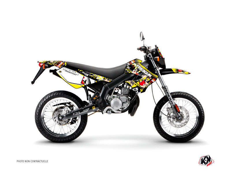 Derbi Xrace 50cc Freegun Freegunman Graphic Kit