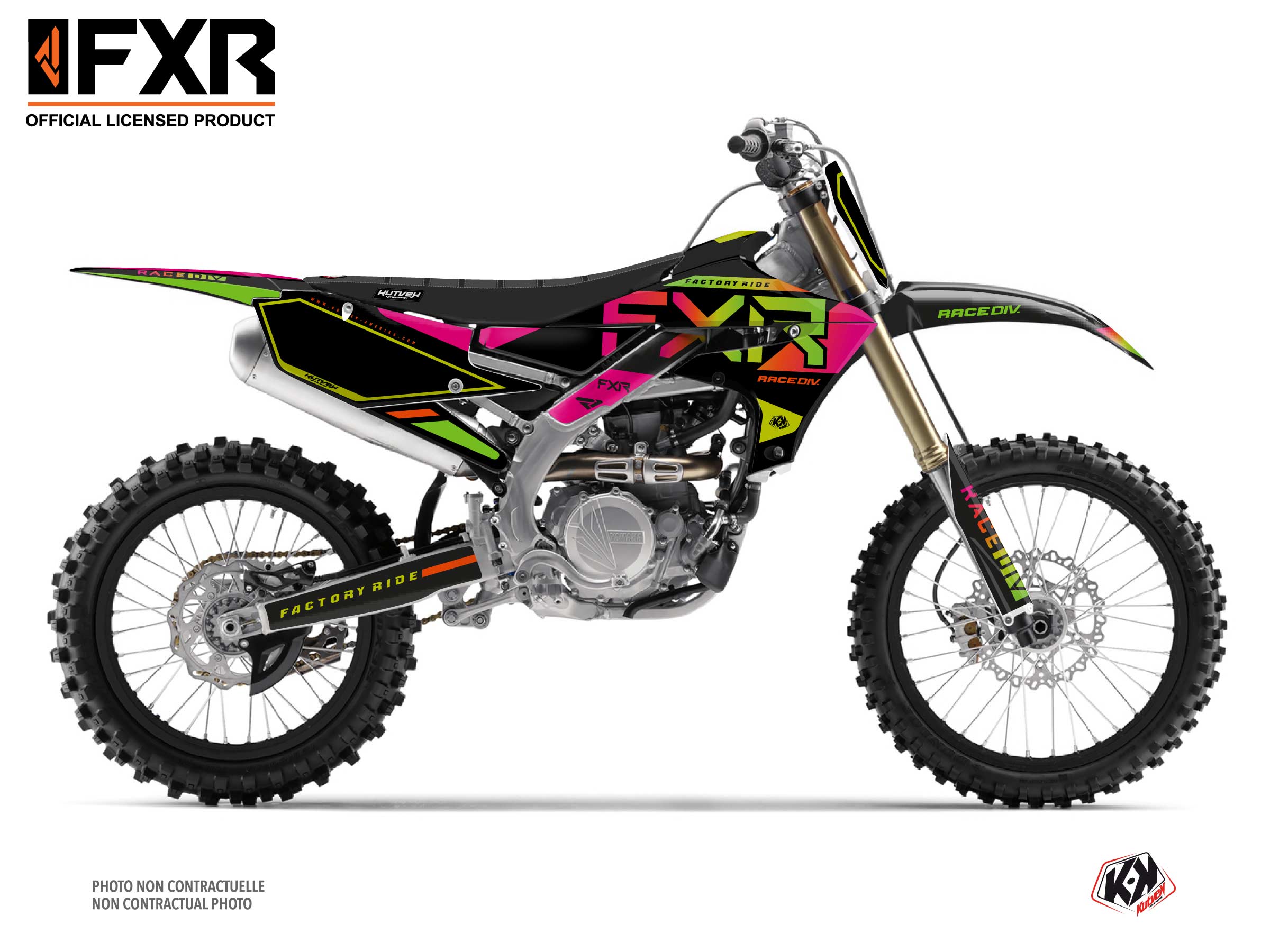 Yamaha 450 YZF Dirt Bike FXR N2 Graphic Kit Colors