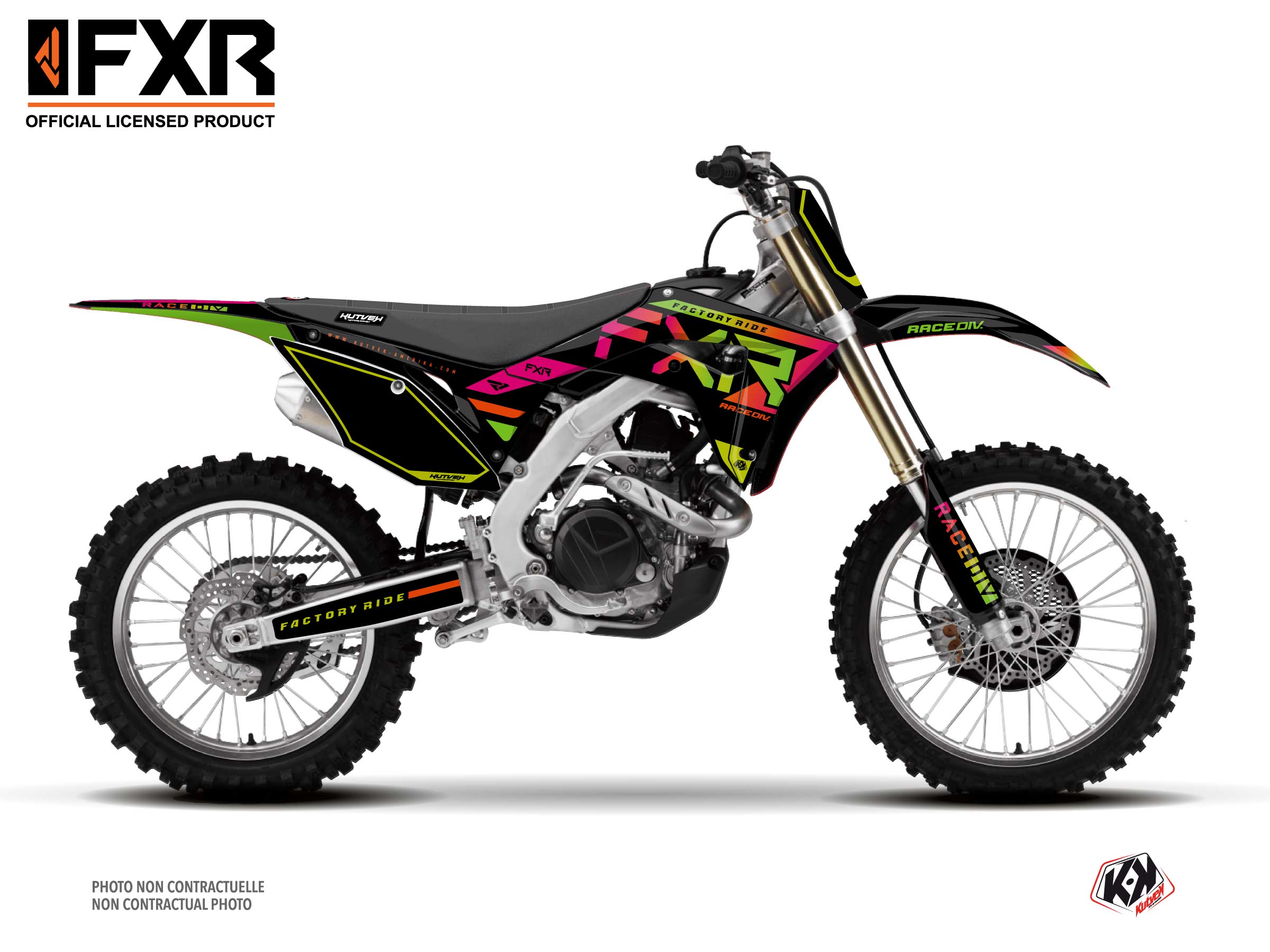 Honda 250 CRF Dirt Bike FXR N2 Graphic Kit Colors