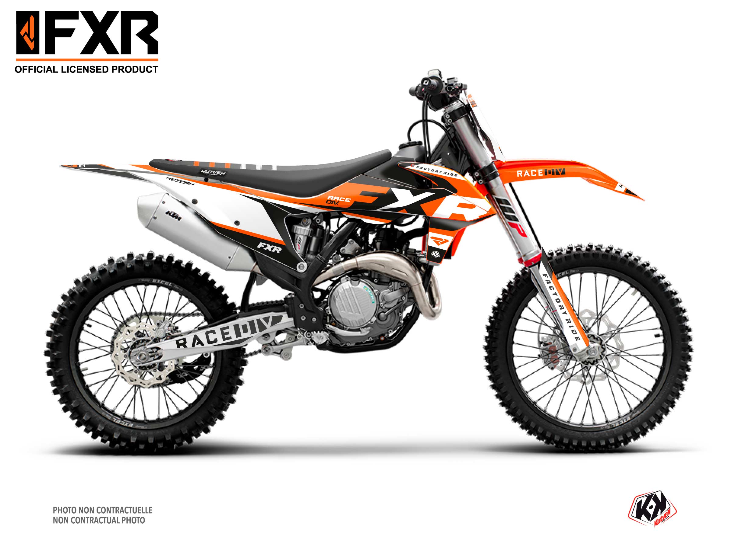 KTM 250 SX Dirt Bike FXR N4 Graphic Kit Orange