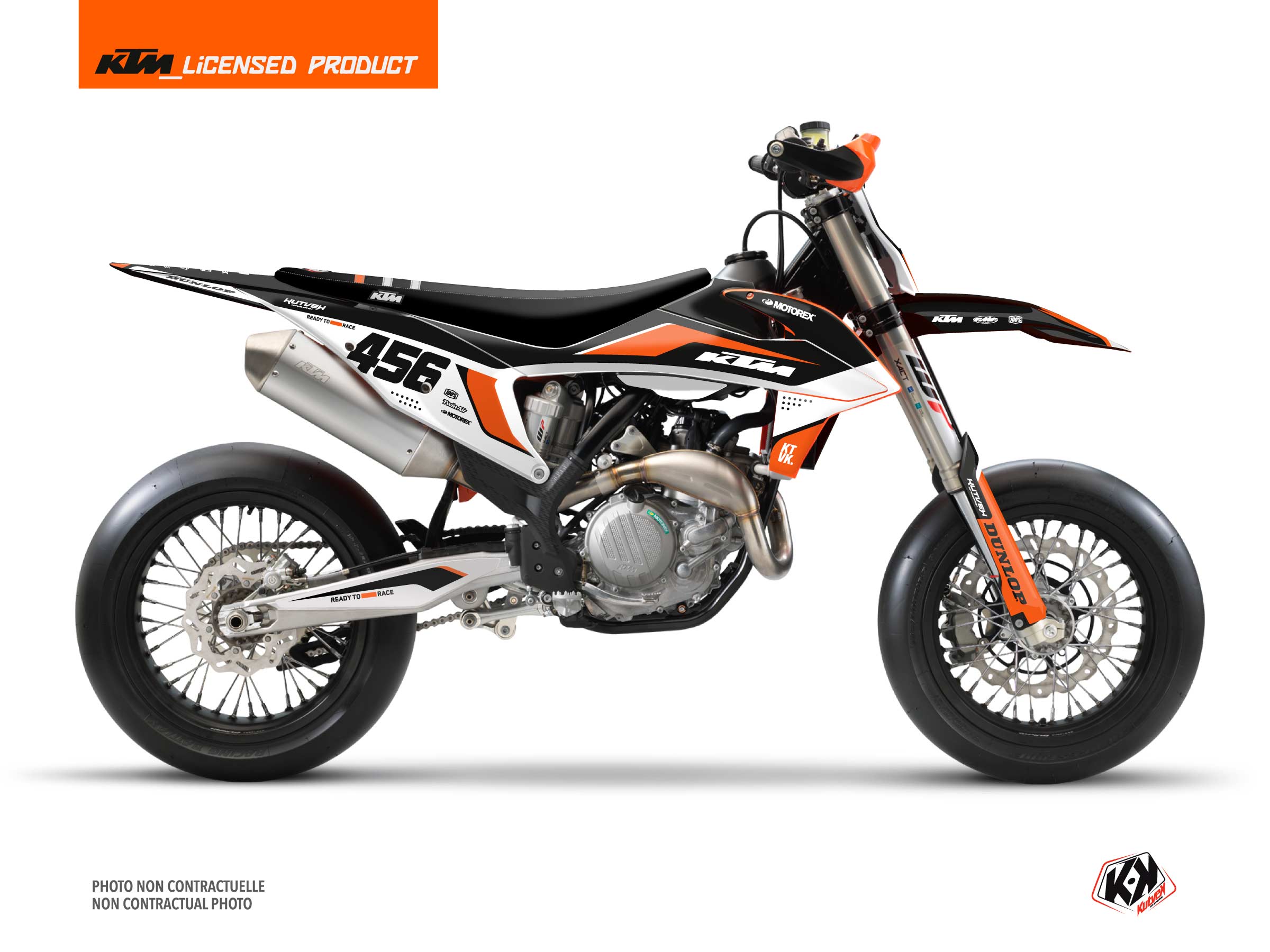 KTM 450 SMR Dirt Bike Genesis Graphic Kit Black